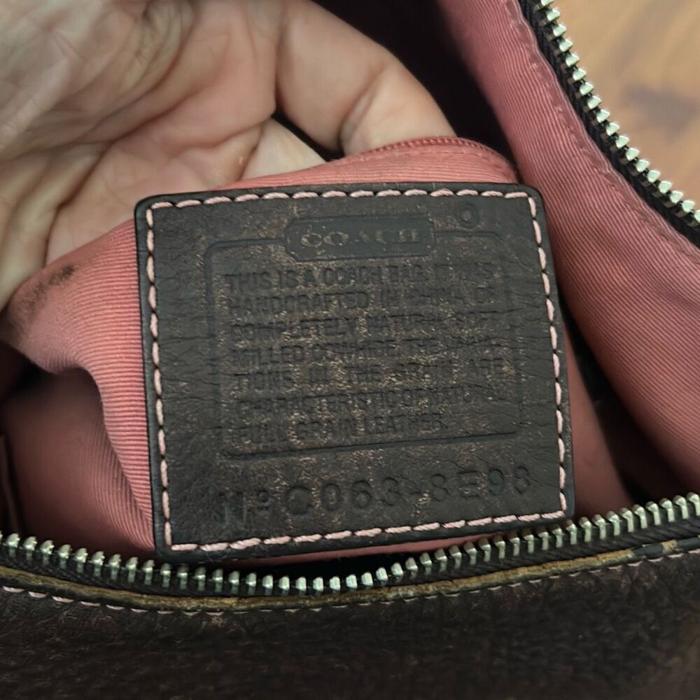 Coach Vintage leather tassel bag. - Picture 5 of 10